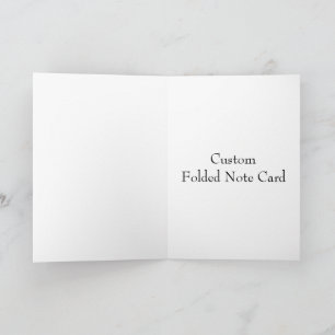 Design Your Own Folded Note Card