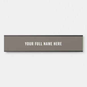 Design Your Own Fonts and Colors Name Door Signs