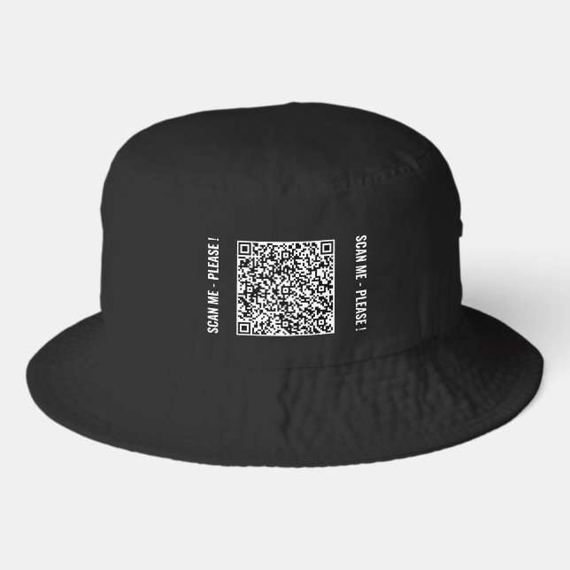 Design Your Own Funny QR Code Hat Example (Front)