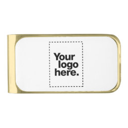 Design your own gold finish money clip