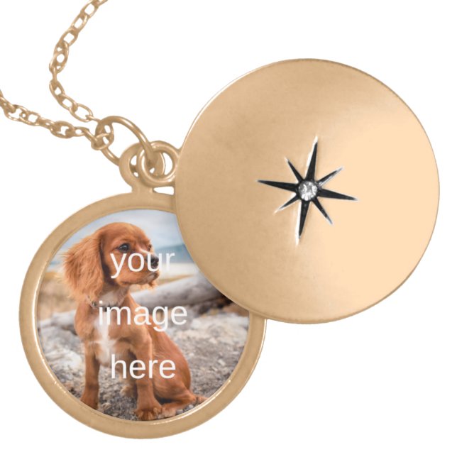 DESIGN YOUR OWN GOLD PLATED NECKLACE (Front)