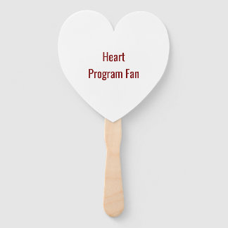 Design Your Own Heart Program Hand Fan