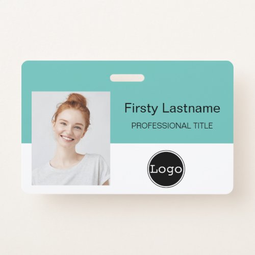 design your own id card _ Photo Bar Code Logo   Badge