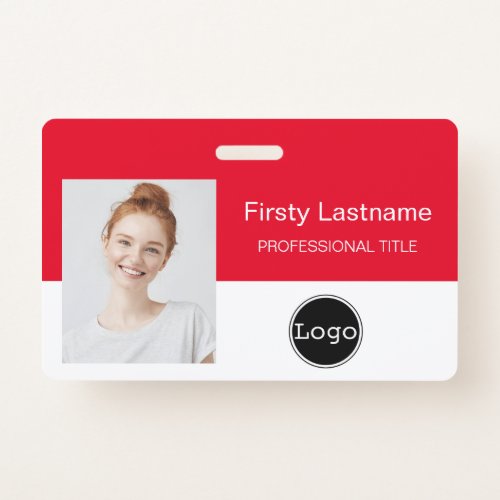 design your own id card _ Photo Bar Code Logo   Badge