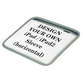 Design Your Own iPad / iPad2 Sleeve (horizontal) (Front Bottom)