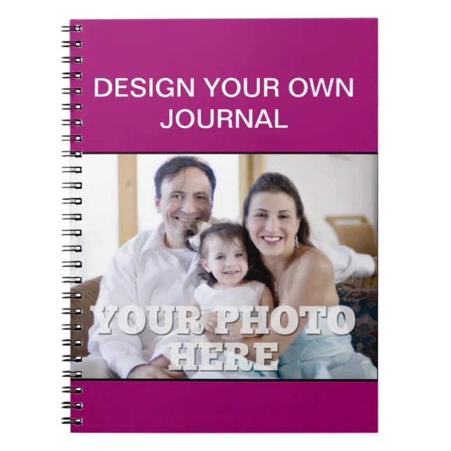 Design Your Own Journal Zazzle