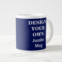 Design Your Own Jumbo Mug - Blue