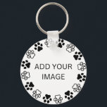 Design your own keychain Dog Paw Print Frame<br><div class="desc">Add your own images and create your own custom gifts for a Birthday or Christmas presents. These Dog Paw print frame customizable zazzle templates makes creating easy Make your own gifts today.</div>
