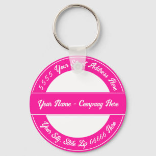 Design Your Own Keychain Example with Custom Text
