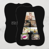 Design Your Own Letter A Photo Collage (Front/Back)