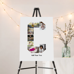 Design Your Own Letter C Photo Collage Foam Board