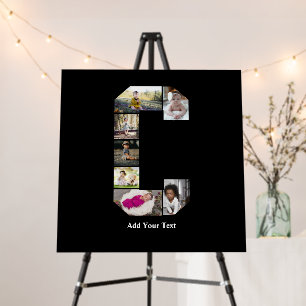 Design Your Own Letter C Photo Collage Foam Board