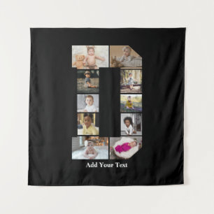 Design Your Own Letter D Photo Collage Tapestry