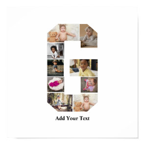 Design Your Own Letter G Photo Collage Poster