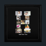 Design Your Own Letter H Photo Collage Gift Box<br><div class="desc">This monogram photo collage is a personalized design that combines a bold monogram (initials or a letter) with a collection of photos arranged artistically within or around it. It's a stylish way to showcase memories while adding a unique,  elegant touch to decor or gifts.</div>