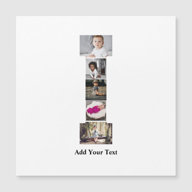 Design Your Own Letter I Photo Collage (Front)
