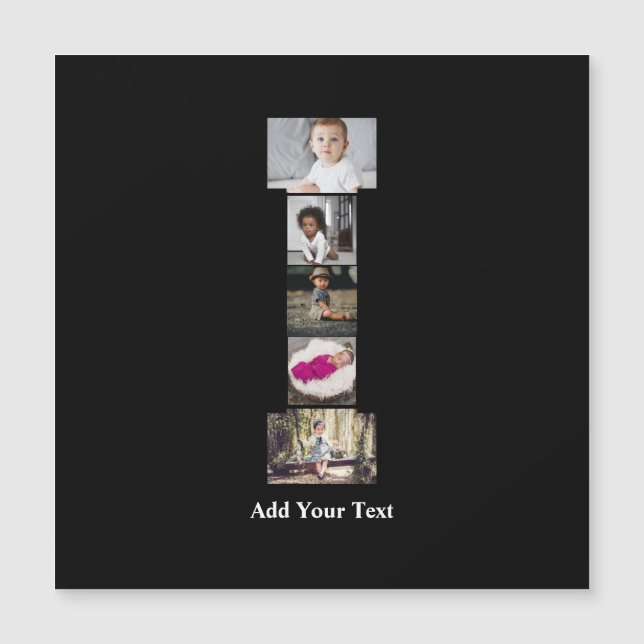 Design Your Own Letter I Photo Collage (Front)