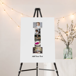 Design Your Own Letter I Photo Collage Foam Board