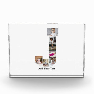 Design Your Own Letter J Photo Collage Block