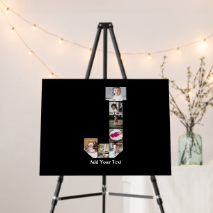 Design Your Own Letter J Photo Collage Foam Board