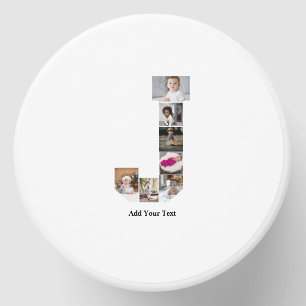 Design Your Own Letter J Photo Collage Poster Mini Candle Favors