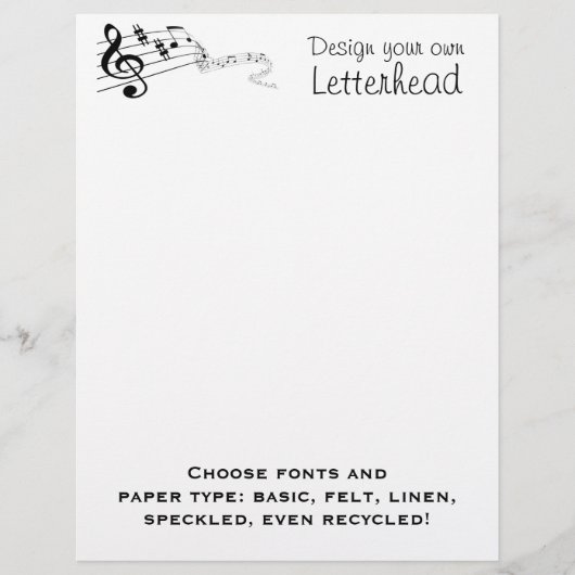 Design your own Letterhead (Front)