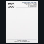 Design Your Own Letterhead Template with Logo<br><div class="desc">Custom Colors and Fonts - Design Your Own Simple Personalized Professional Business Letterhead with Logo - Add Your Logo - Image - Photo or QR Code / and Name - Company / Address / Contact Information / More - Resize and move or remove and add elements / image with Customization...</div>