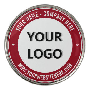 Design Your Own Logo and Text Golf Ball Marker