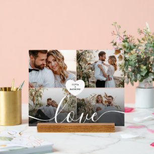 Design Your Own Love Collage Photography Acrylic Sign