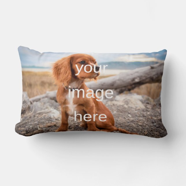 DESIGN YOUR OWN  LUMBAR PILLOW (Front)