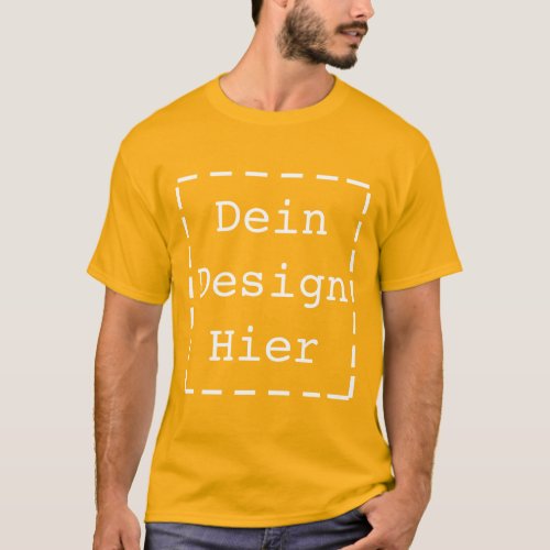 Design your own men Basic T_shirt
