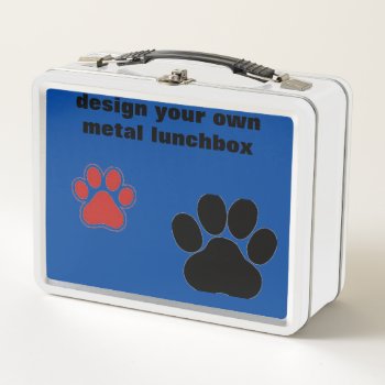 Design Your Own Metal Lunch Box by CREATIVEforKIDS at Zazzle