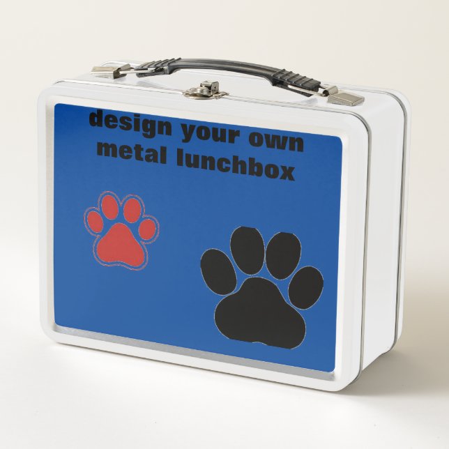 design your own metal lunch box (Front)