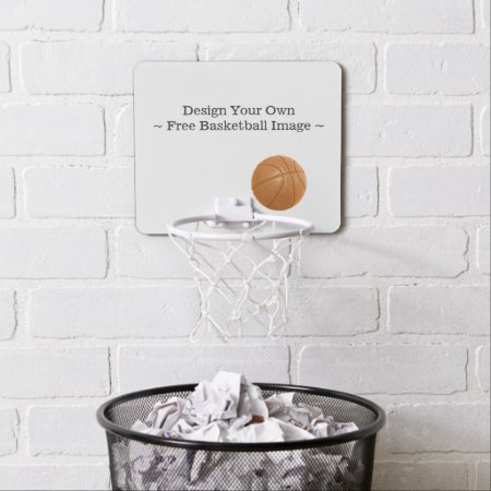 Design Your Own Mini Basketball Hoop