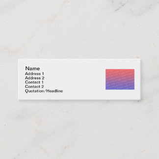 Design Your Own Mini Business Card