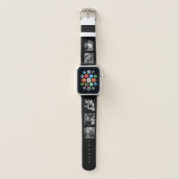 Design Your Own Modern 5-Photo Collage Apple Watch Band