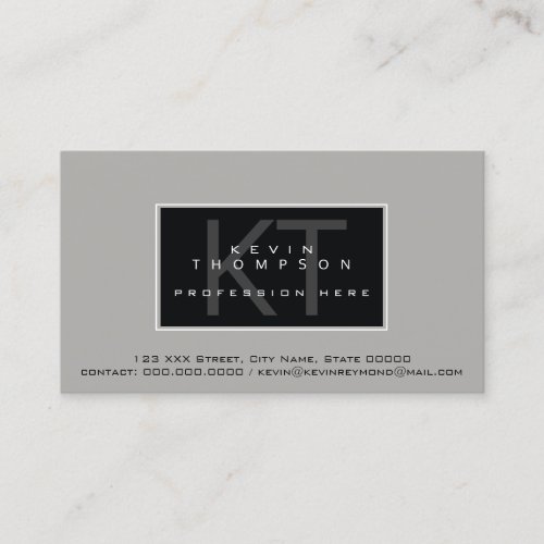 design your own modern profissional standard business card