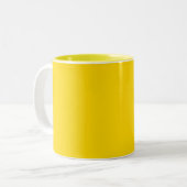 Design Your Own Mug - Yellow (Front Left)