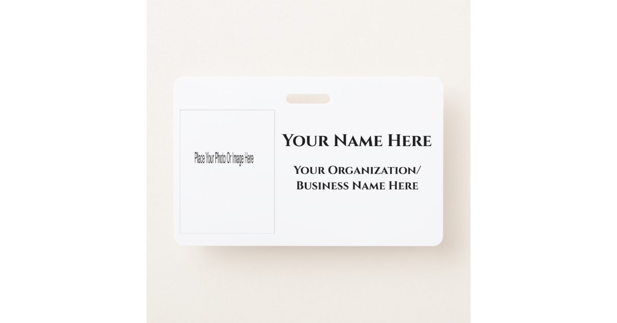 Create your own name badge