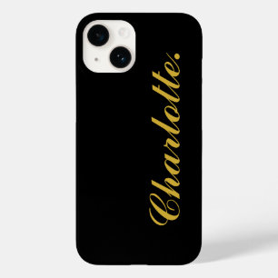 Design Your Own Name on This Black Case-Mate iPhone 14 Case