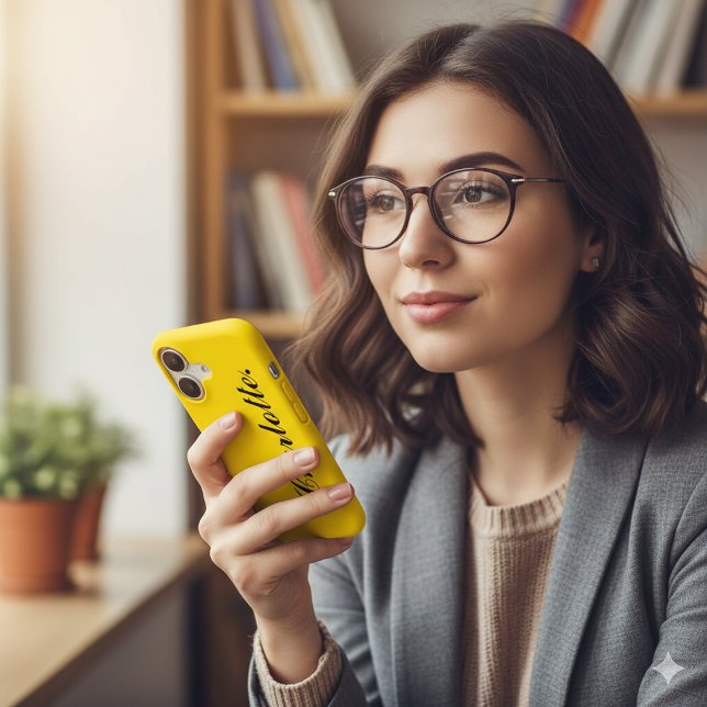 Design Your Own Name on This Gold Case-Mate iPhone Case (Creator Uploaded)