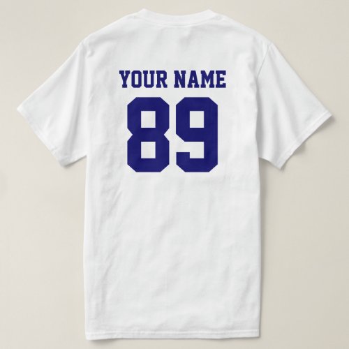 Design Your Own Numbers T_Shirt