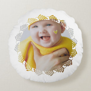 Design Your Own One of a Kind Personalized Round Pillow