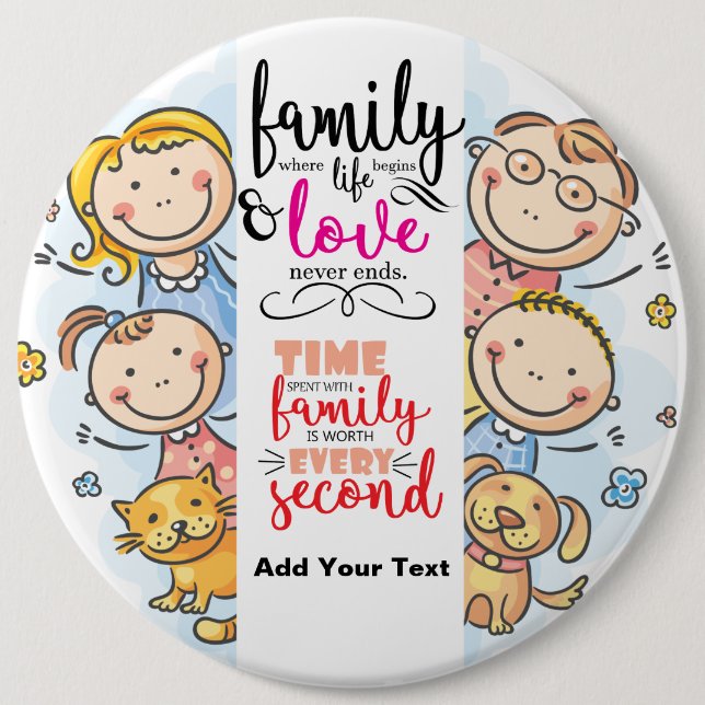 Design your own or Keep Button (Front)