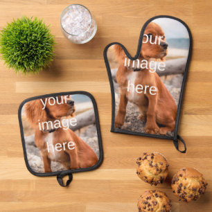 DESIGN YOUR OWN OVEN MITT & POT HOLDER SET