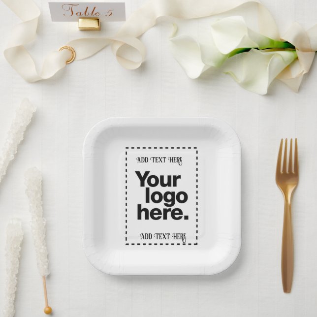 Design your own paper plates (Wedding)