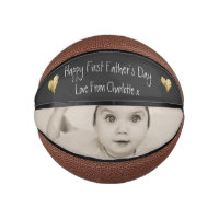 Design Your Own Personalized First Fathers Day Basketball