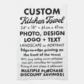 Design Your Own Personalized Kitchen Towel