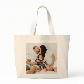 Design Your Own Personalized Photo  Large Tote Bag