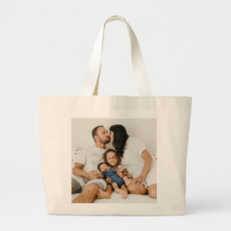 Design Your Own Personalized Photo  Large Tote Bag